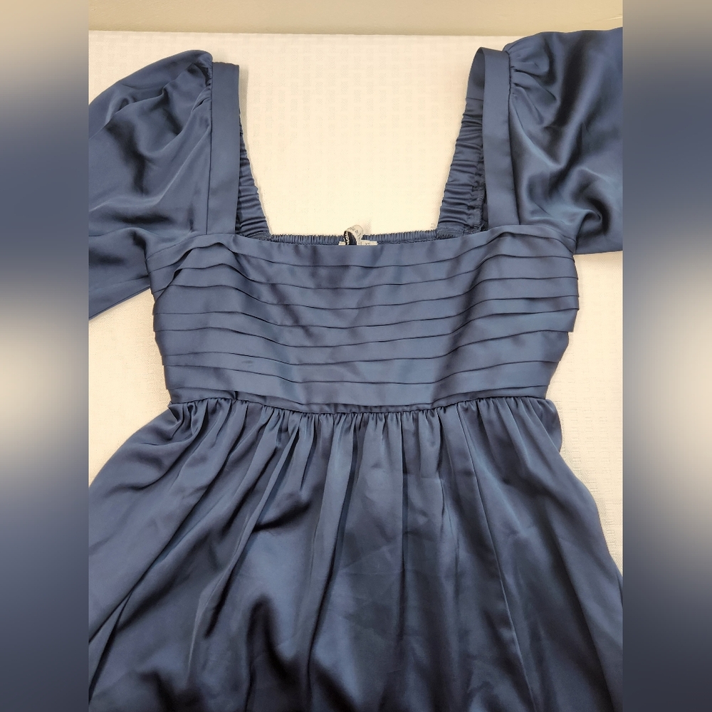 Abercrombie & Fitch Women's Mini Blue Dress Size (XS).   D07 - Picture 13 of 16